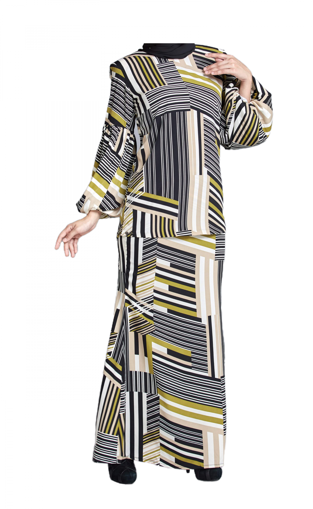 Hayla - Kurung Moden Pendek - Image 2