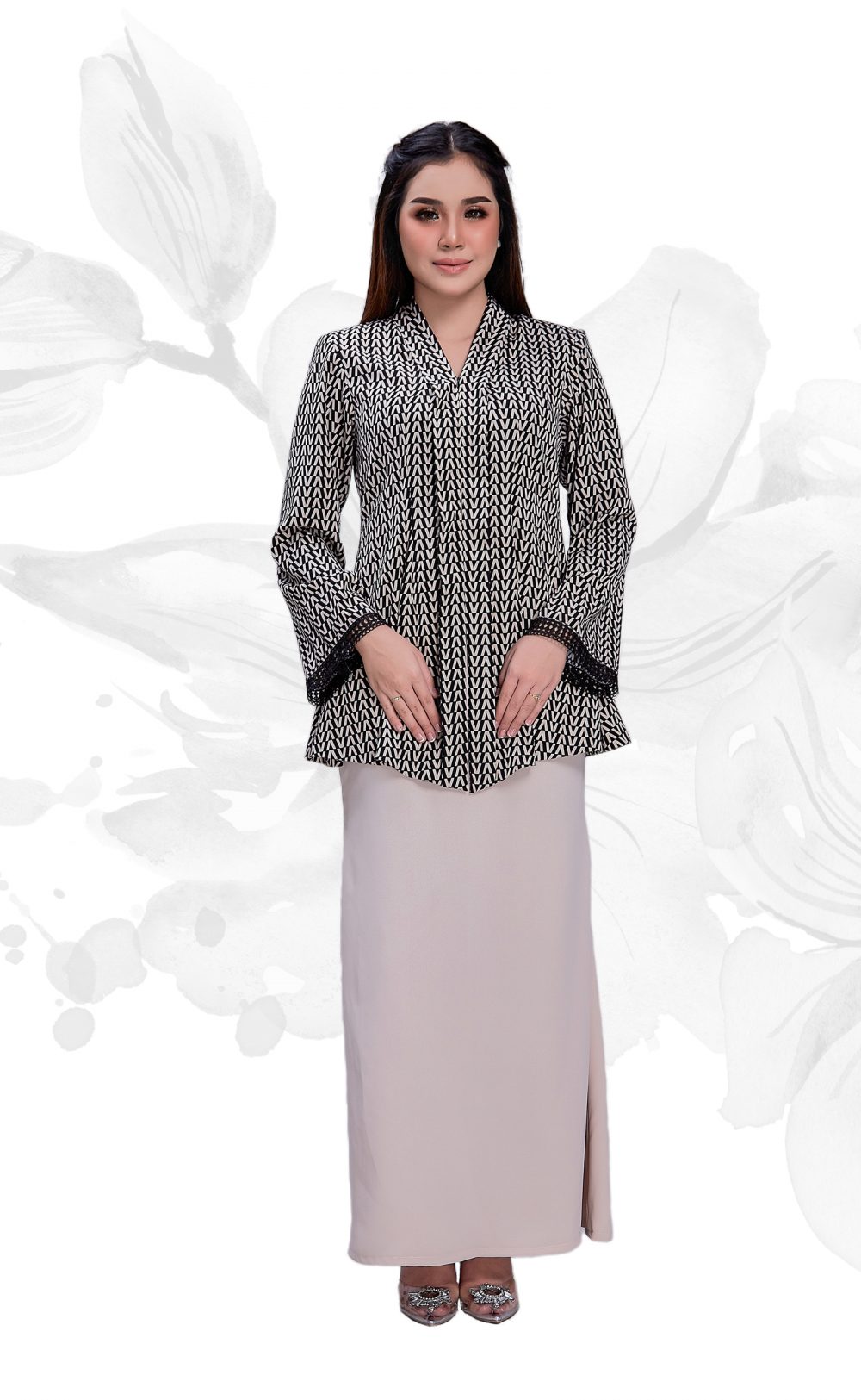 Sareemah - Kebaya Pendek - Nude