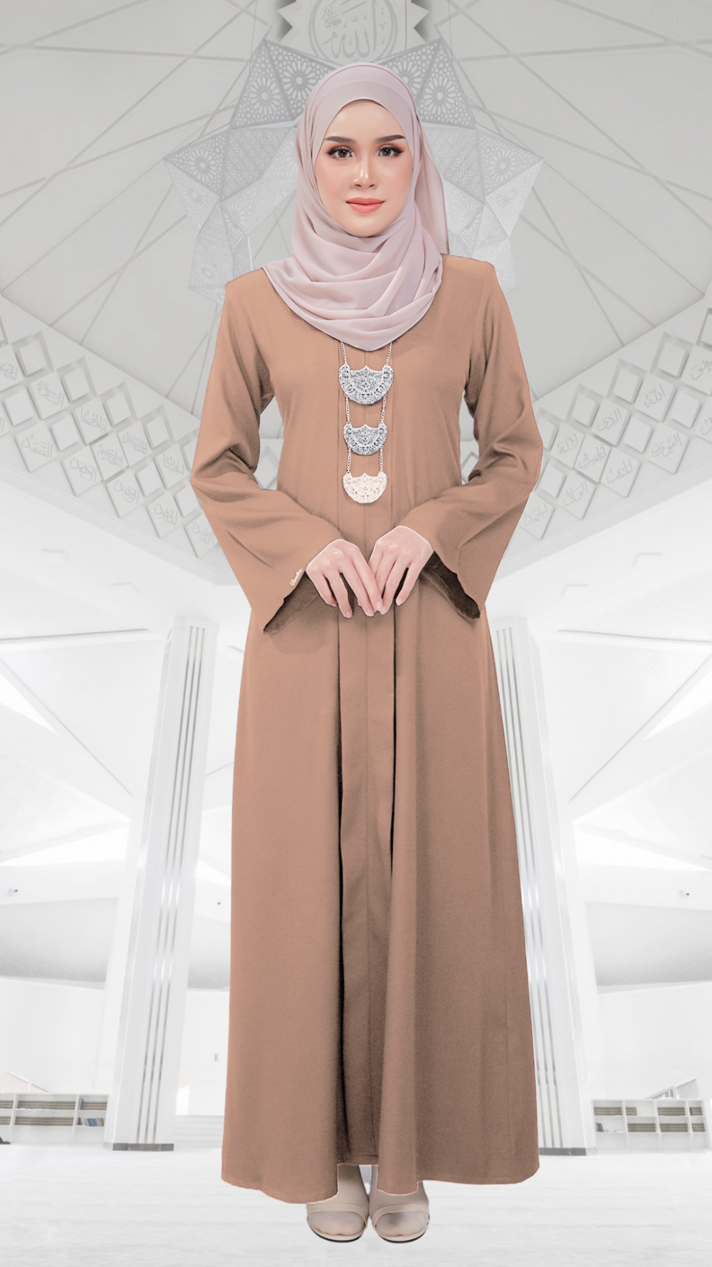 Nur Jannah - Jubah (Brown)