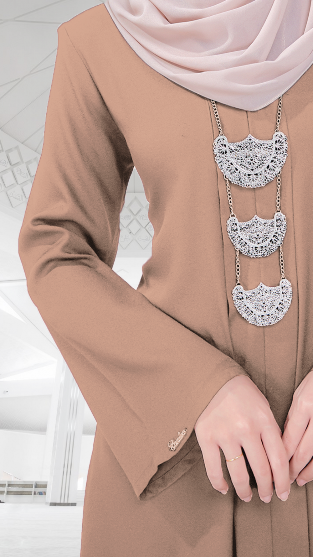 Nur Jannah - Jubah (Brown) - Image 4