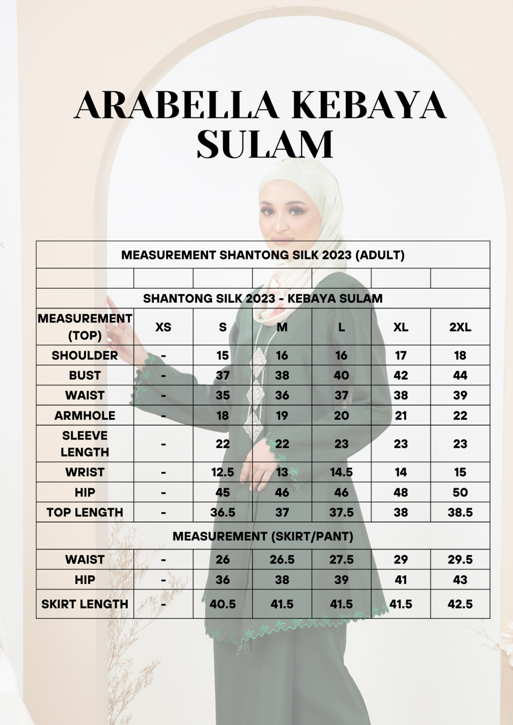 Arabella - Kebaya Sulam - Fushia - Image 6