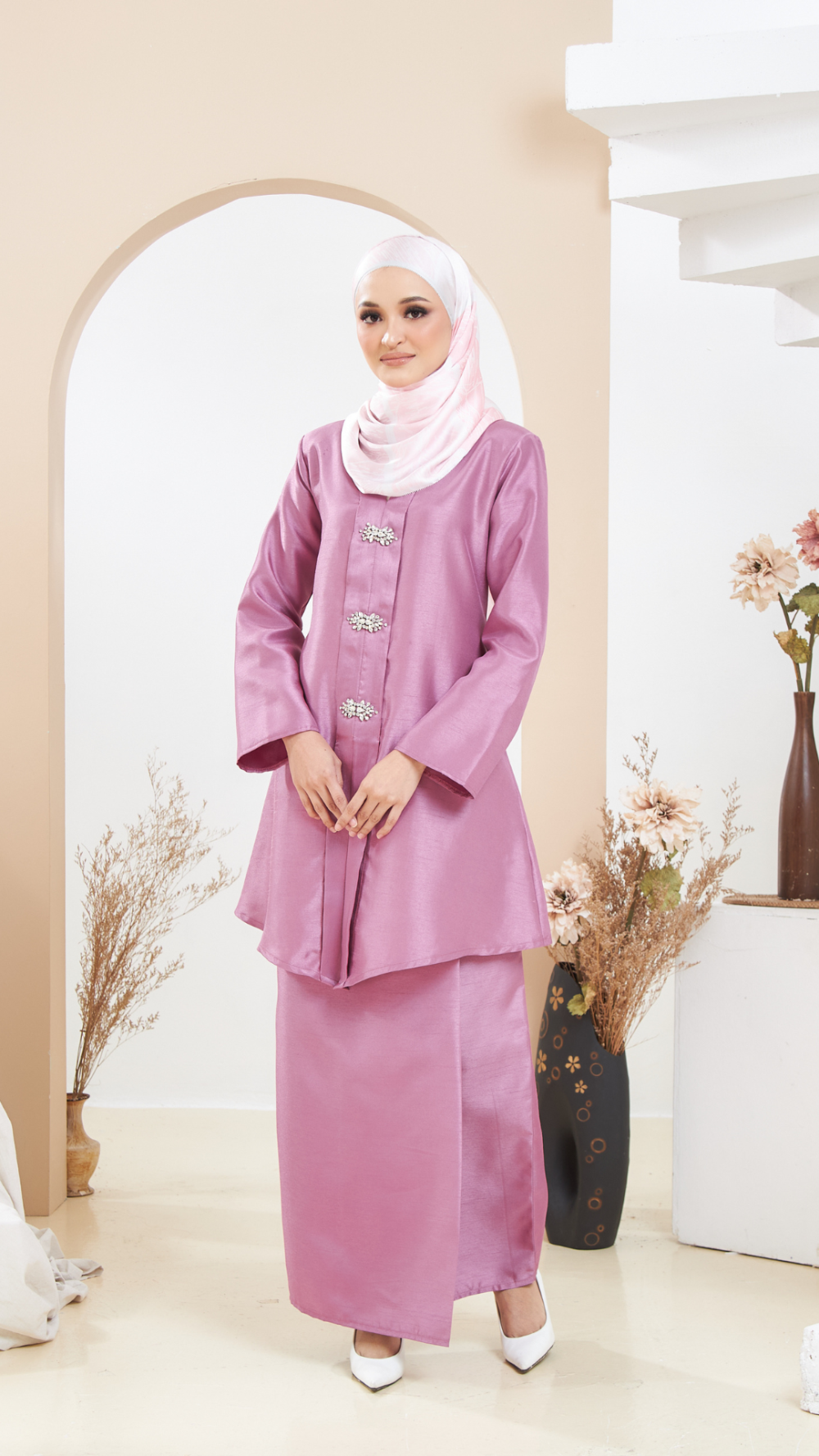 Arabella - Kebaya Manik - Pink - Image 2