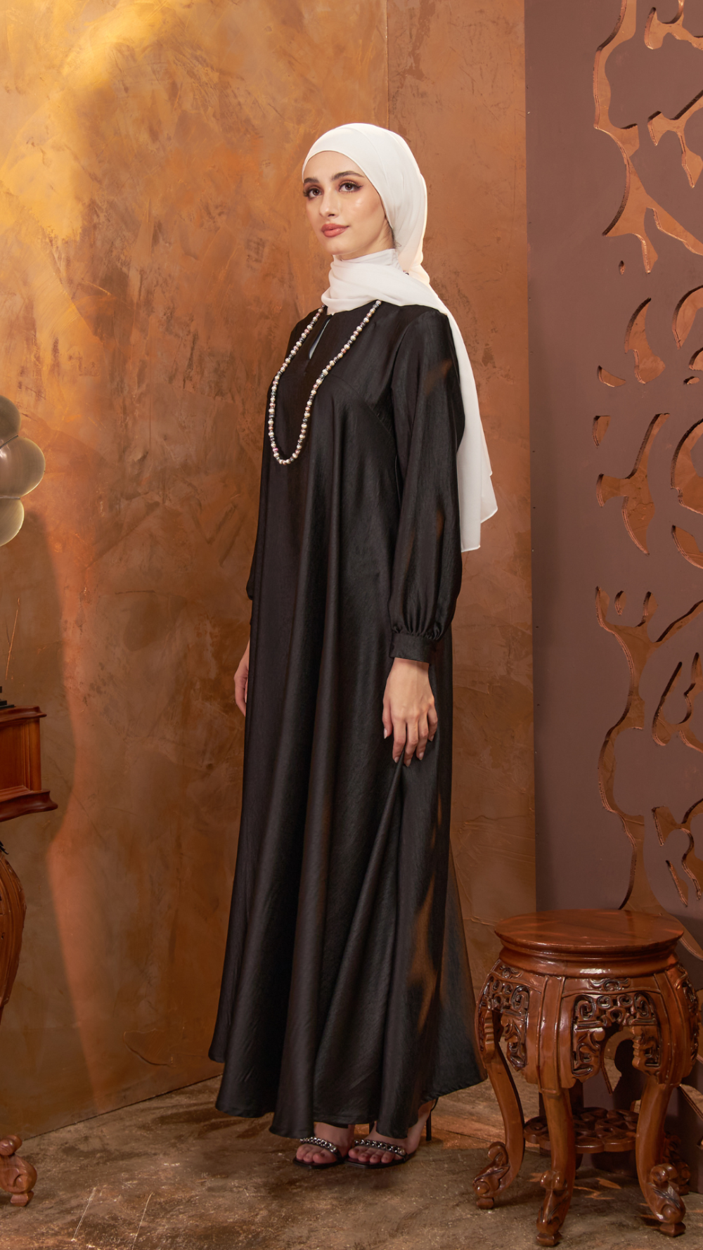 Aria- Jubah -Black - Image 2