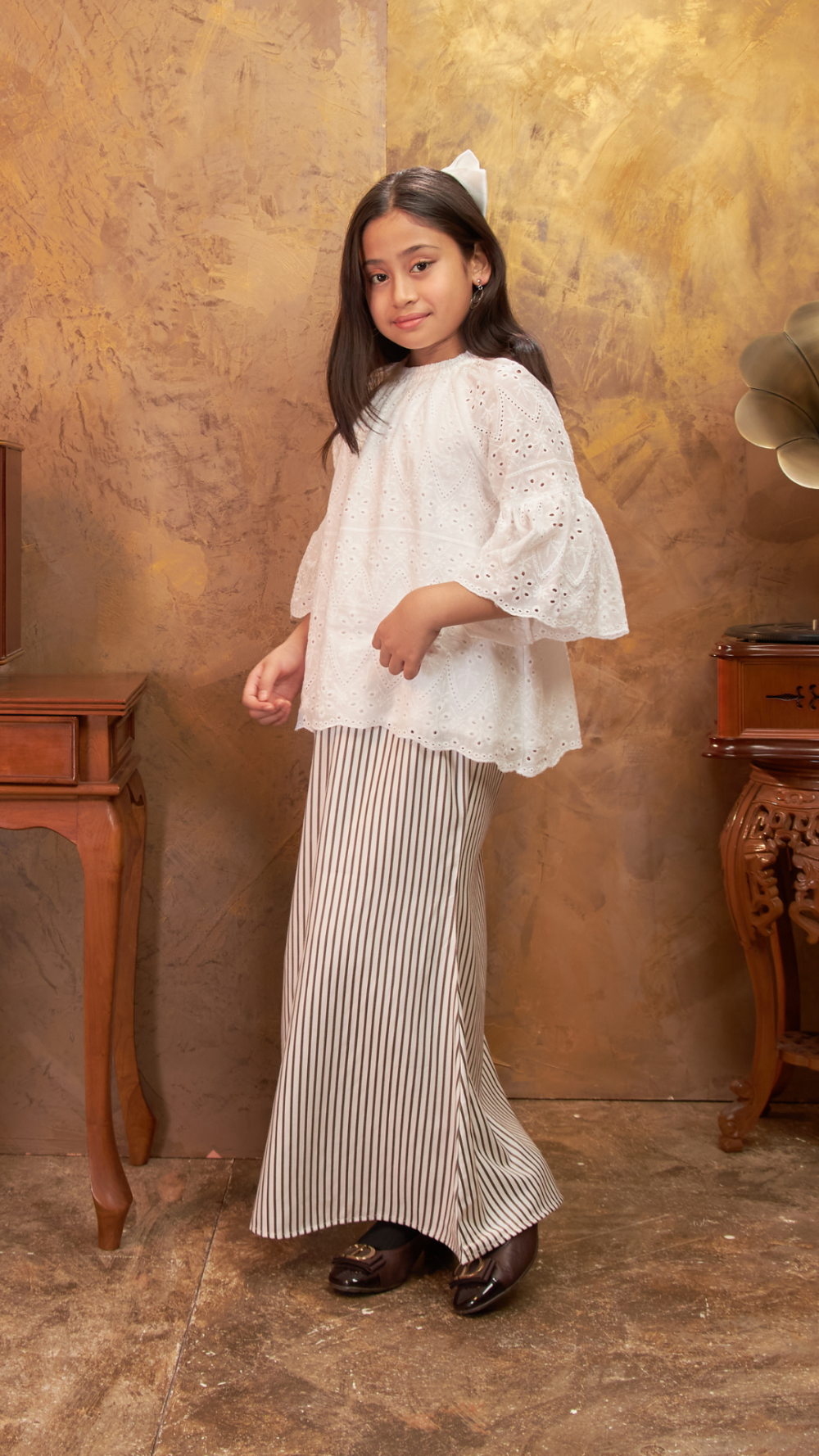 Irama - Kurung Moden Pendek - White - Image 3