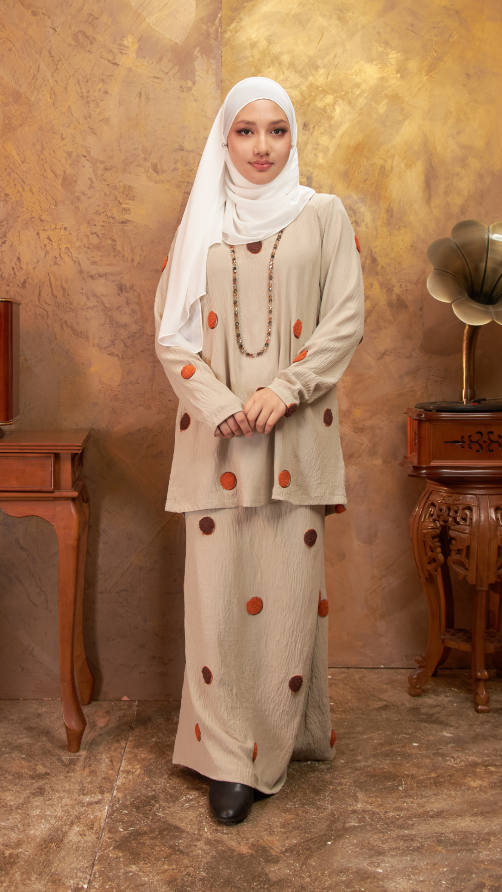 Adela - Kurung Kedah - Sand