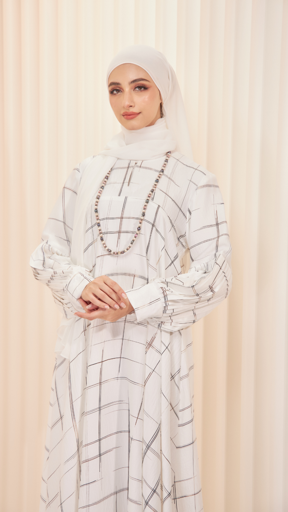 Arina- Jubah - White - Image 5