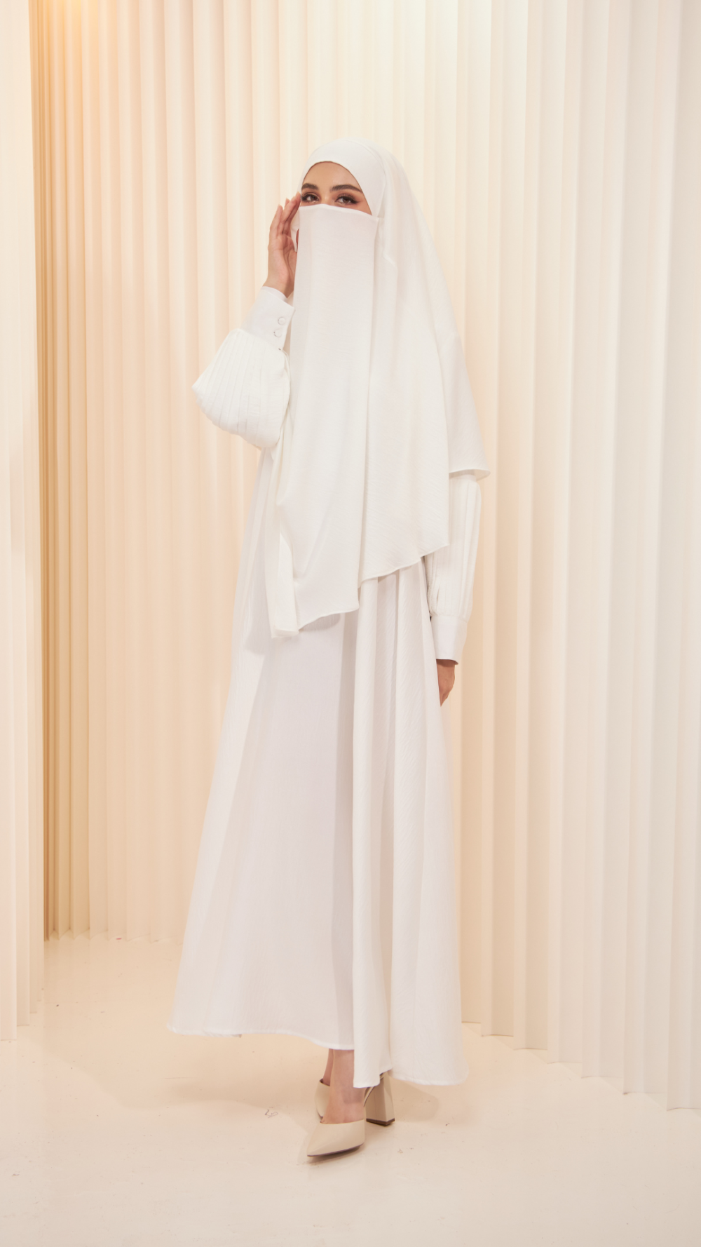 Inaya-Khimar - White (Pre-Order) - Image 4