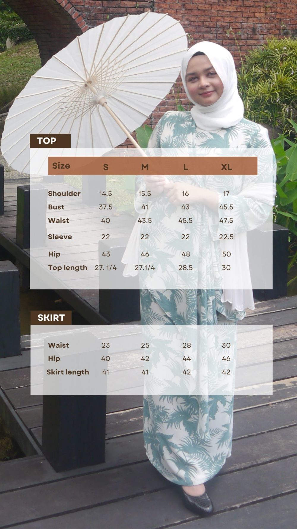 Santubong - Kurung Kaftan - Green - Image 3