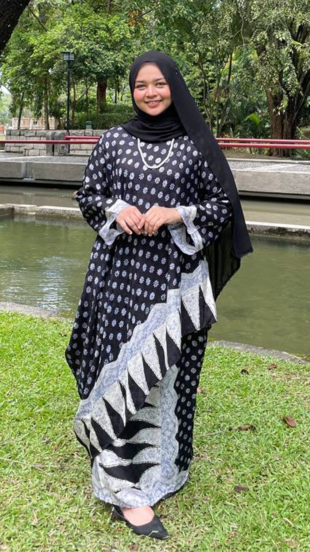 Widuri - Kurung Moden Labuh - Dark Blue