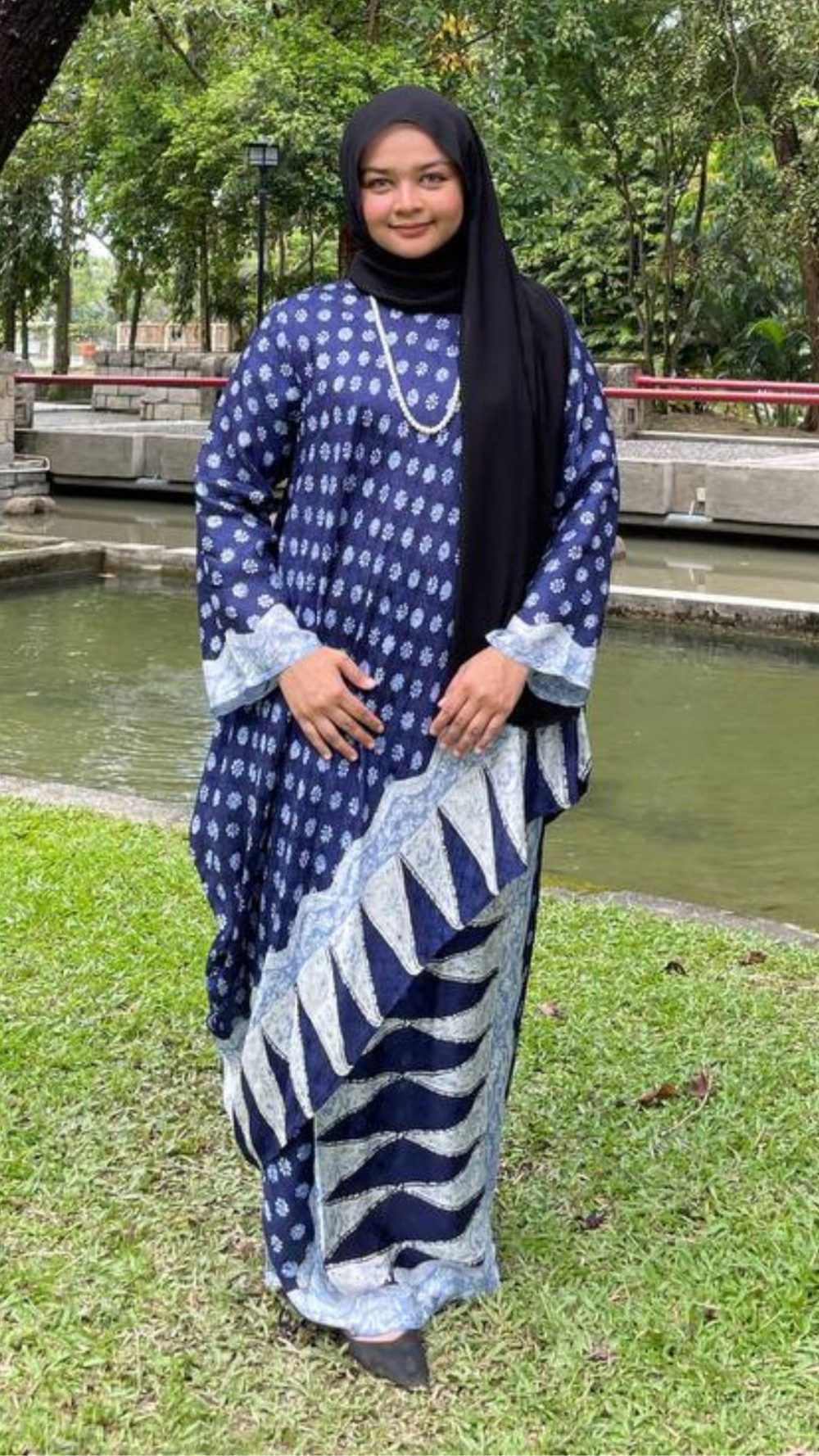 Widuri - Kurung Moden Labuh - Blue