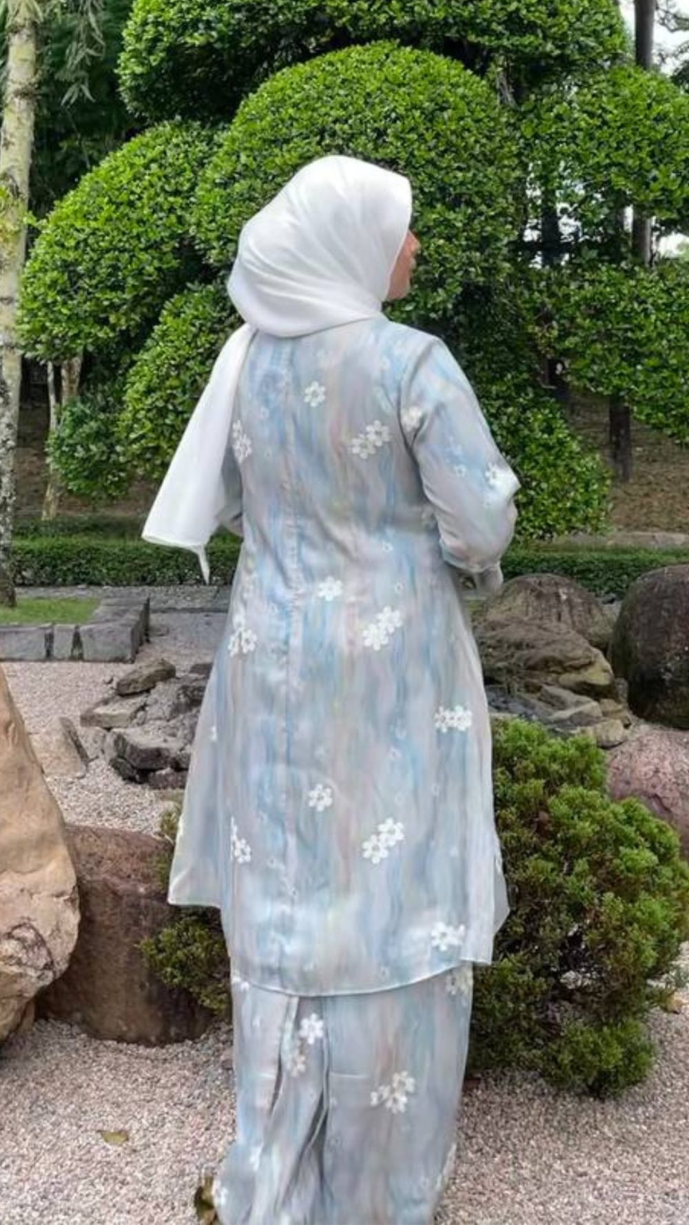 Saadong - Kurung Moden - Soft Grey - Image 4