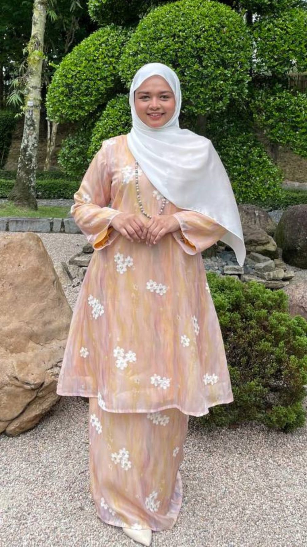 Saadong - Kurung Moden - Soft Orange
