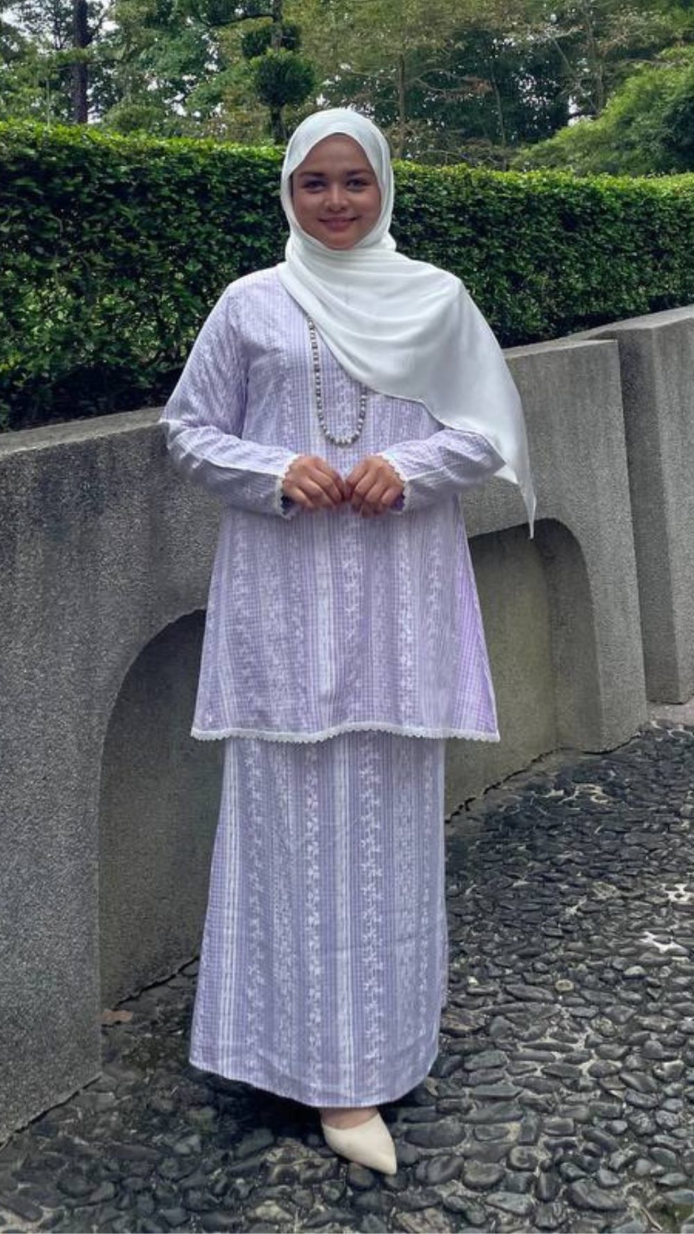 Nilam Sari - Kurung Moden Pendek - Purple