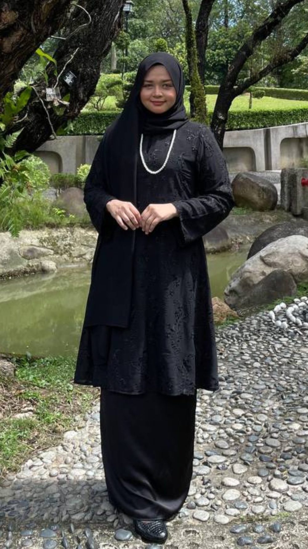 Ledang - Kurung Moden Labuh - Black