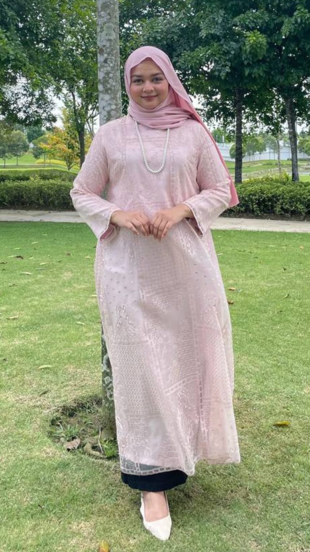 Seroja - Tunic Labuh - Dusty Pink