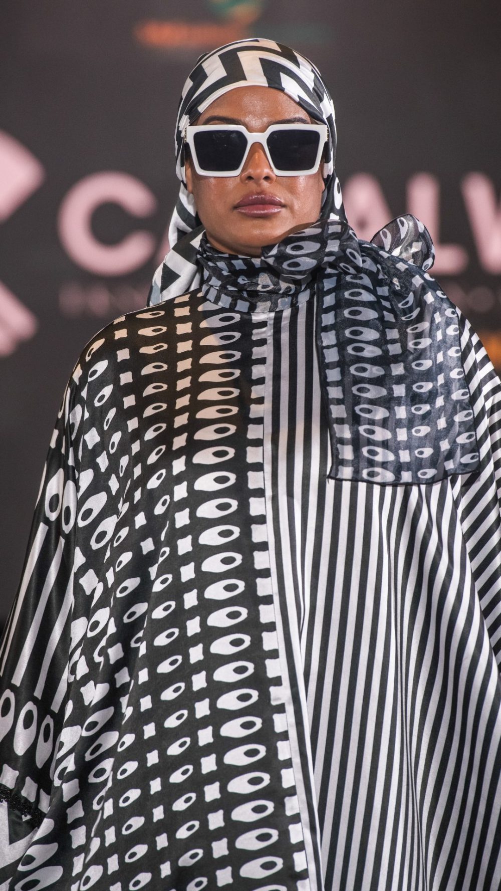 Cumin - Casual Wear - Kaftan - Black White - Image 2