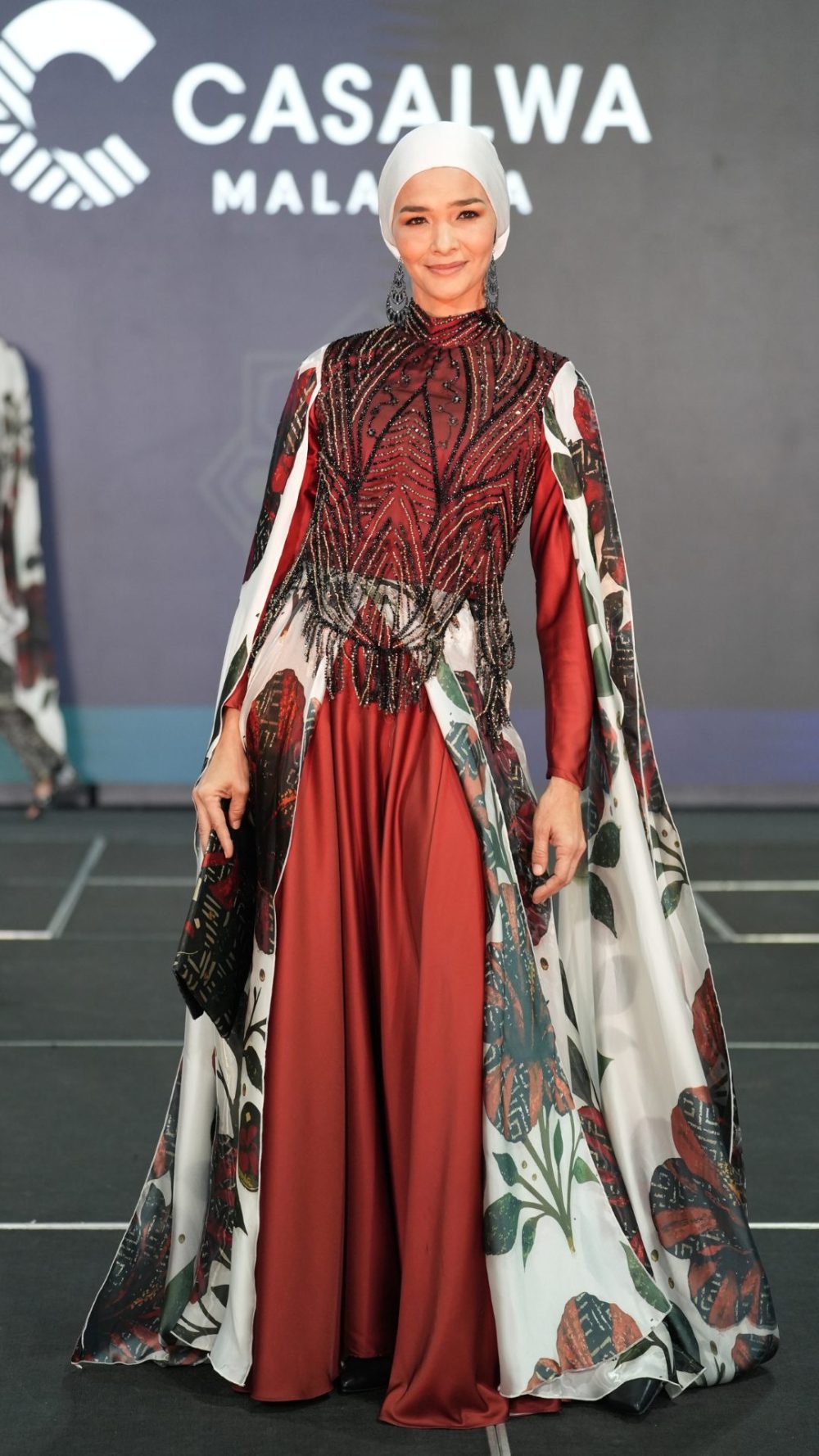 Muse - Dress - Red White - Image 3